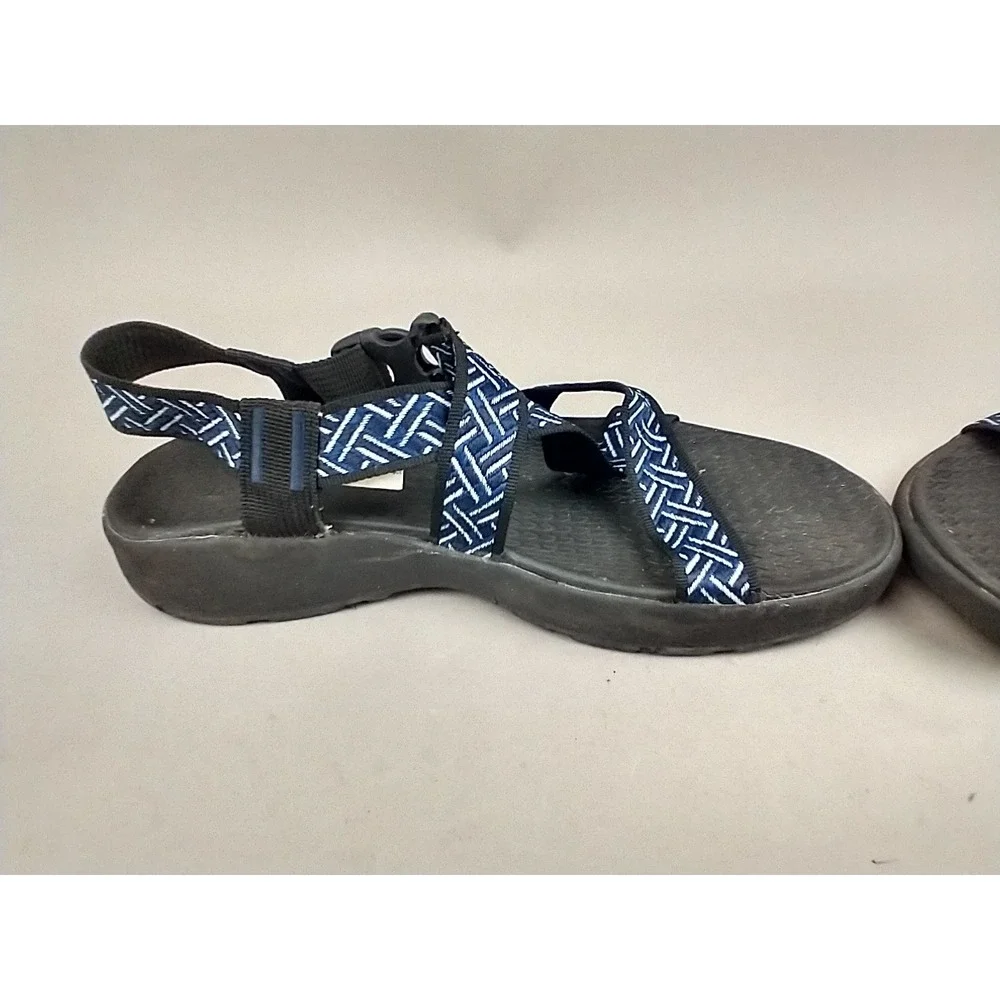 Skechers On the GO 400 Mens Sport Sandals Navy Blue Geometric SN‎ 51569 Size 9